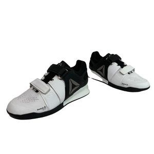 REEBOK Legacy Lifter Weightlifting Squat Shoes Black White WOMEN'S size 8.5